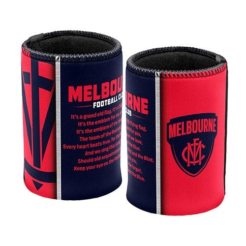 AFL CAN COOLER SONG MELBOURNE DEMONS 