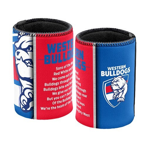 AFL CAN COOLER SONG WESTERN BULLDOGS
