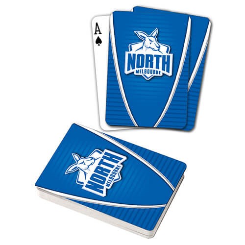 PLAYING CARDS NORTH MLBOURNE KANGAROOS