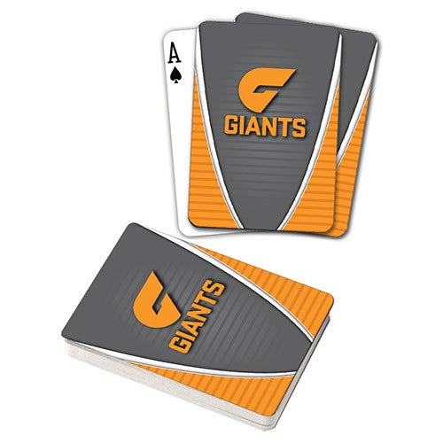 GWS GIANTS PLAYING CARDS