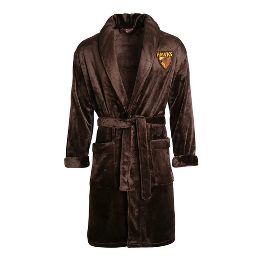 AFL CLUB ROBE ADULT LONG SLEEVED HAWTHORN