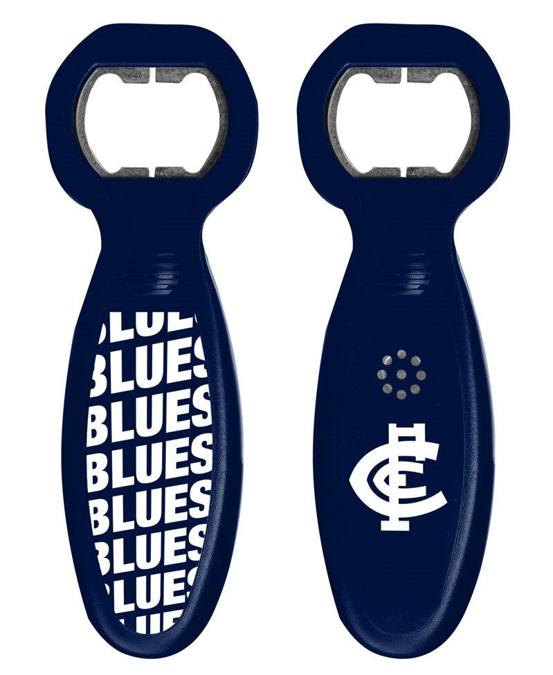 AFL MUSICAL BOTTLE OPENER CARLTON