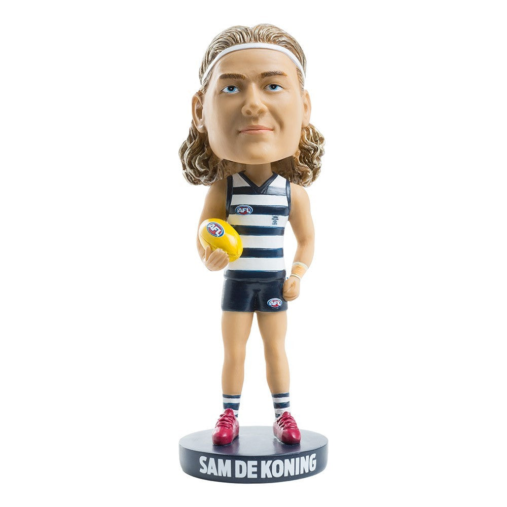 AFL BOBBLE HEAD SAM DE KONING GEELONG