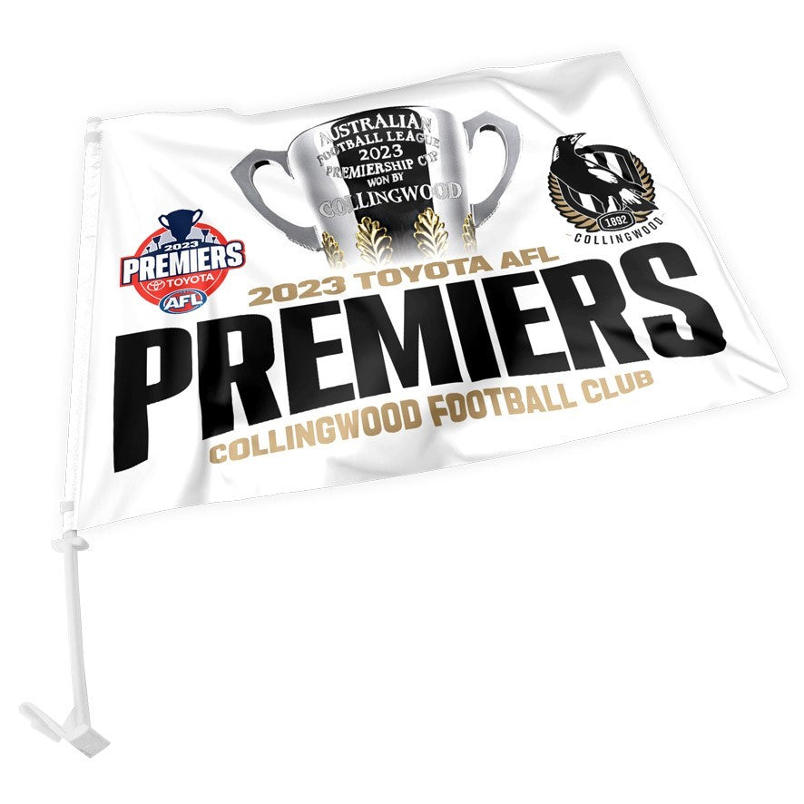 AFL GF23 COLLINGWOOD - CAR FLAG