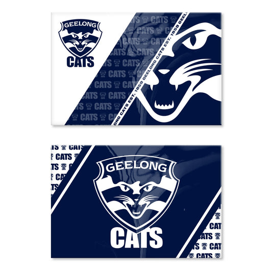 AFL MAGNETS SET OF 2 GEELONG CATS