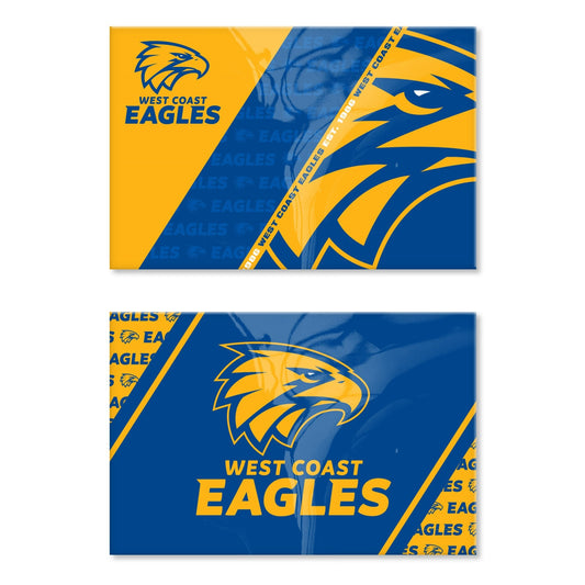 AFL MAGNETS SET OF 2 WEST COAST EAGLES