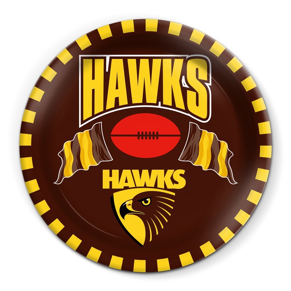 AFL SNACK PLATE HAWTHORN  