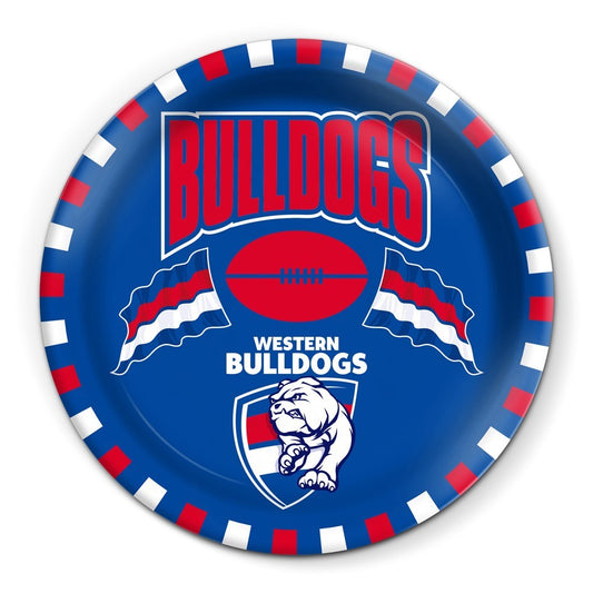 AFL SNACK PLATE WESTERN BULLDOGS  