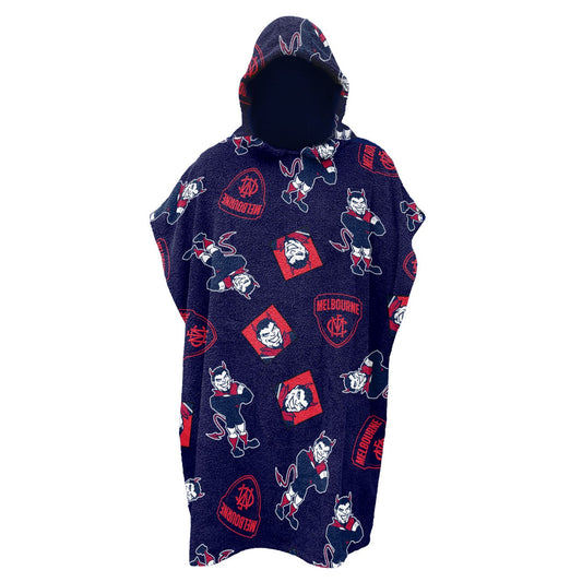 AFL YOUTH HOODED BEACH TOWEL MELBOURNE 