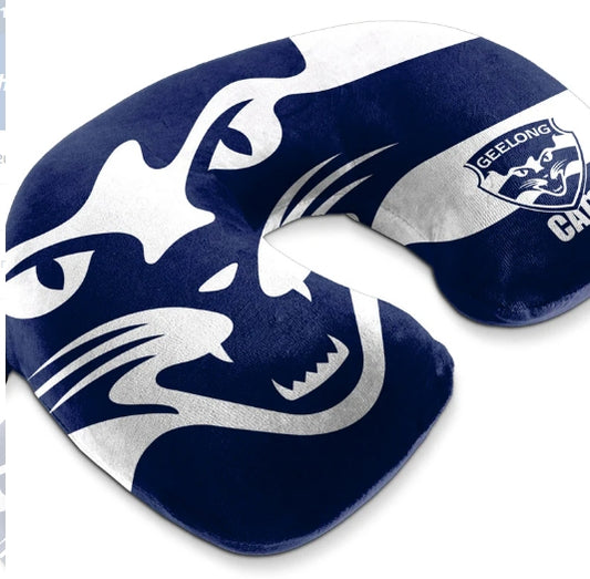 AFL TRAVEL PILLOW GEELONG CATS