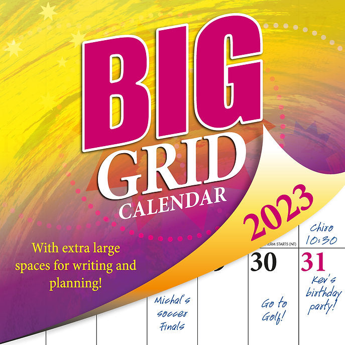 CALENDAR 2025 300X300MM BIG GRID