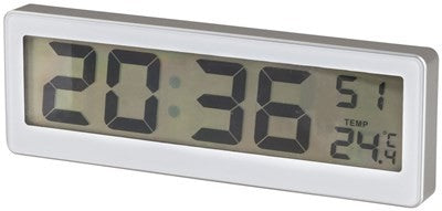 CLOCK LCD WITH THERMOMETER
