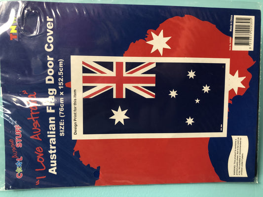 AUSTRALIAN FLAG DOOR COVER