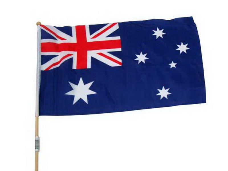 18x12inches AUSTRALIA FLAG HAND WAVER