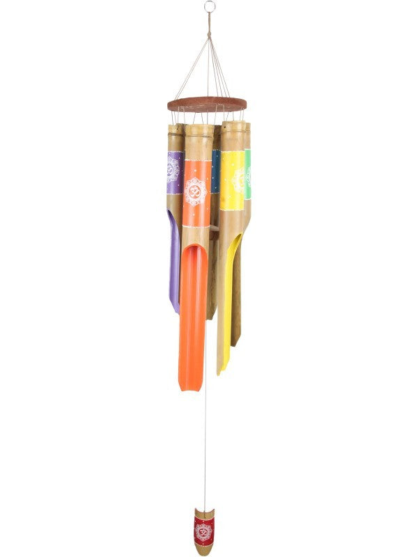 BAMBOO OM 6 TUBE MEDITATION WIND CHIME