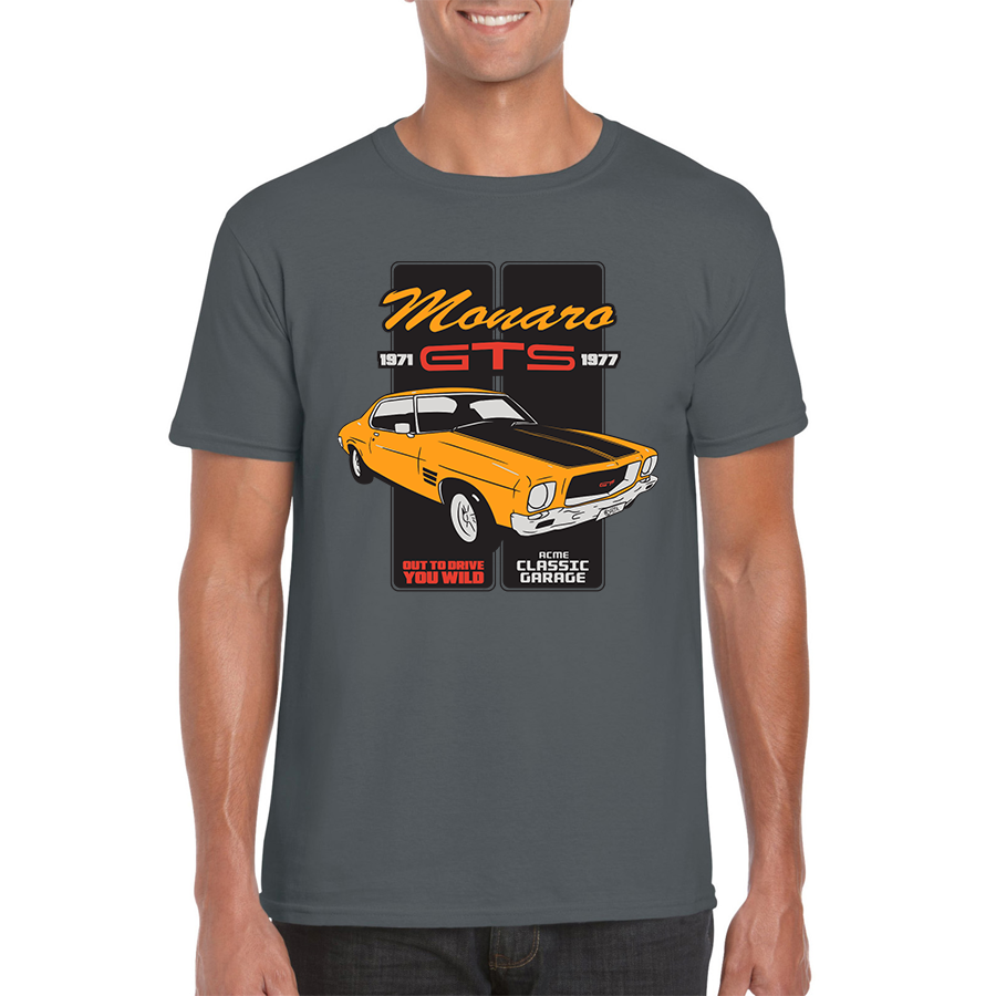 T-SHIRT HQ MONARO GTS CHARCOAL SST M 2