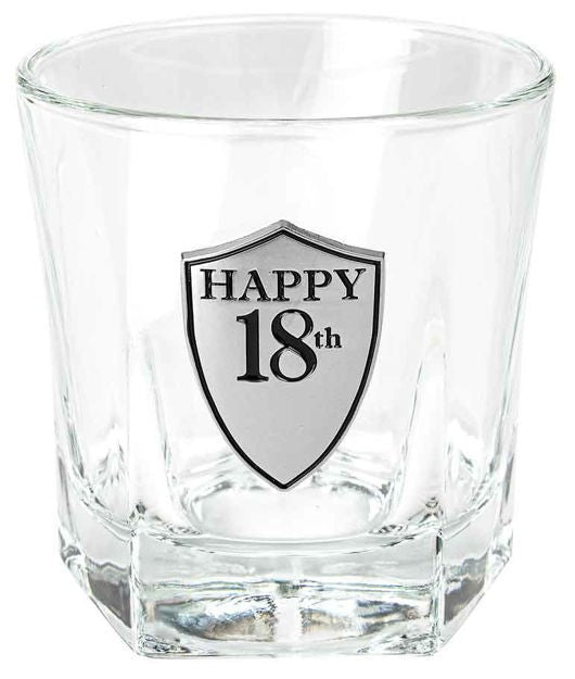 18TH WHISKY GLASS 250TH