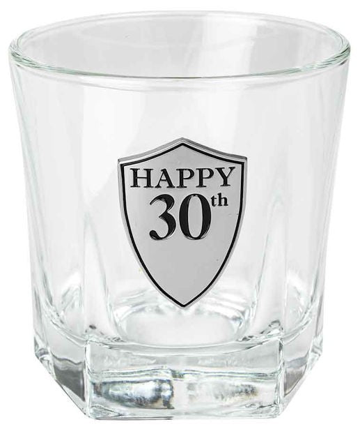 30TH WHISKY GLASS 250TH