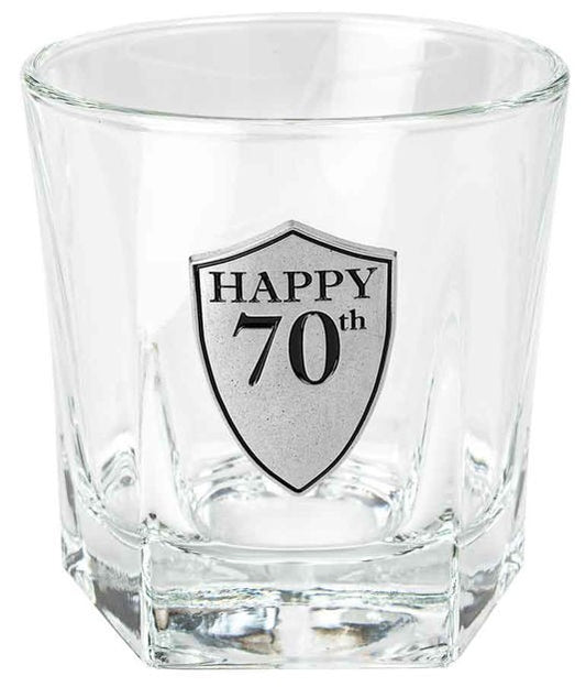 70TH WHISKY GLASS 250TH