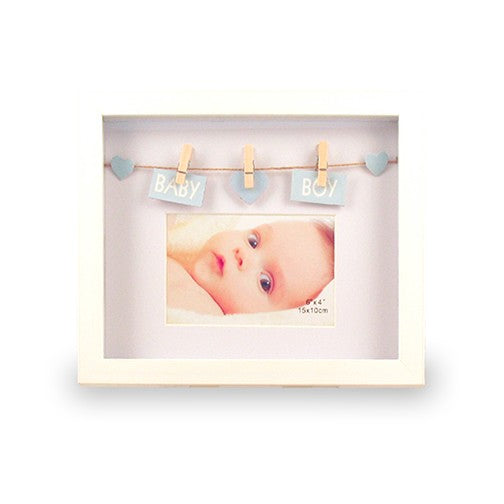 FRAME - BABY BOY WITH PEGS 6x4