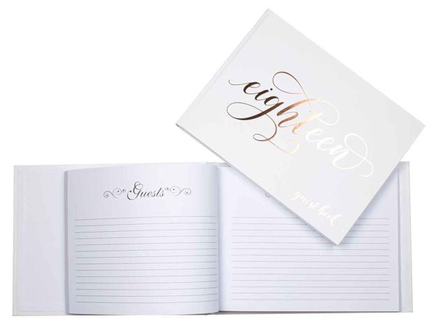 GUEST BOOK 18TH ROSE GOLD 2