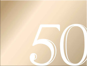 GUEST BOOK 50TH ROSE GOLD