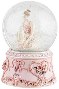 SWEET WATER GLOBE WITH MUSIC BALLERINA