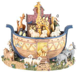 NOAHS ARK ROTATING MUSICBOX