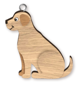 DOG HANDMADE KEYRING LABRADOR