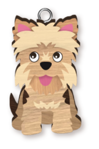 DOG HANDMADE KEYRING TERRIER