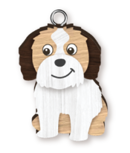 DOG HANDMADE KEYRING SHIH TZU