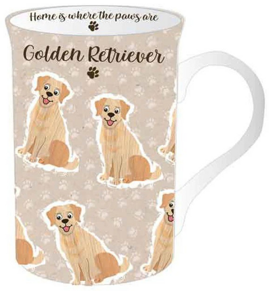 MUG PAWSOME POOCHES GOLDEN RETRIEVER