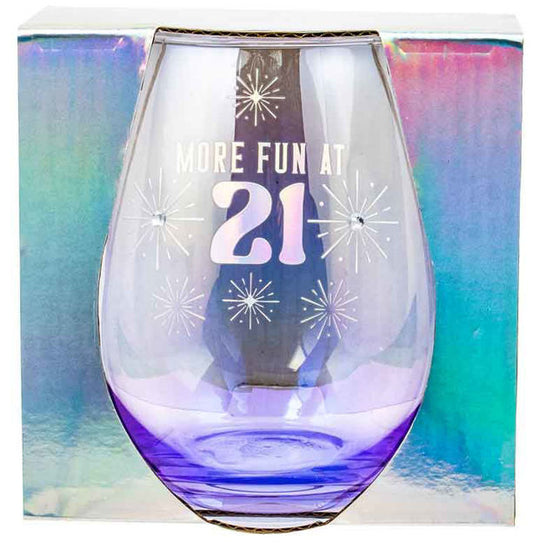 21ST STEMLESS GLASS HOLOGRAPHIC