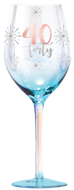 40TH GLASS HOLOGRAPHIC