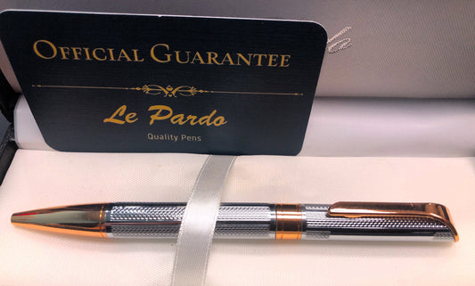 LE PARDO PEN SILVER/ROSE GOLD