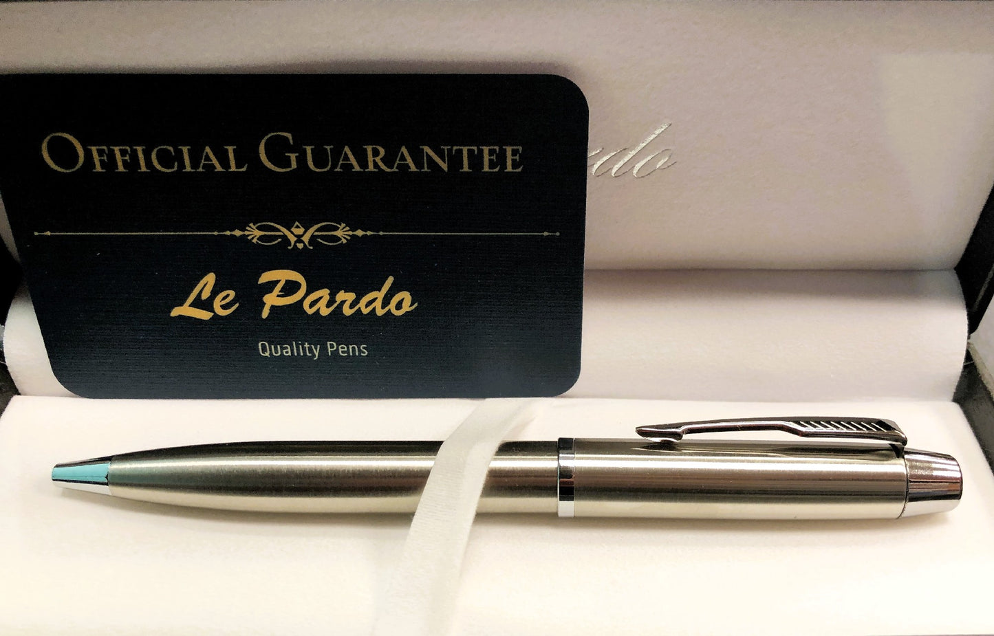 LE PARDO PEN BRUSHED SILVER 