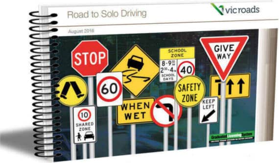 BOOK R.T.A. VIC ROAD TO SOLO DRIVING ENGLISH