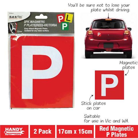 PLATES DRIVER P Red 2 Magnetic 111114