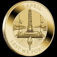 ANZAC DAY 2024 $1 COIN IN CARD