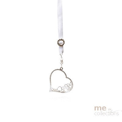 WEDDING CHARMS FLOATING SILVER HEARTS