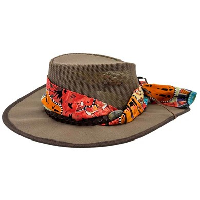 JACARU HAT LADIES CAMPER BROWN MEDIUM 