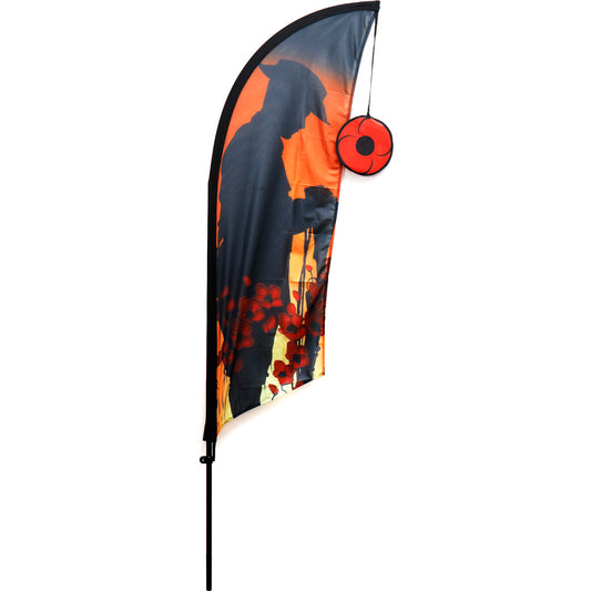 We Will Remember Them Lawn Flag