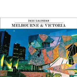 BROWN TROUT MELBOURNE & VICTORIA 2025 HORIZONTAL CALENDAR