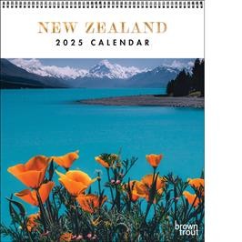 BROWN TROUT NEW ZEALAND 2025 DELUXE CALENDAR