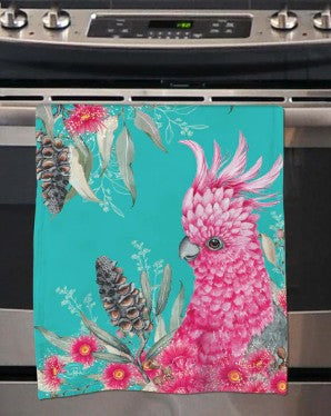 COTTON TEA TOWEL  GRACE THE GALAH