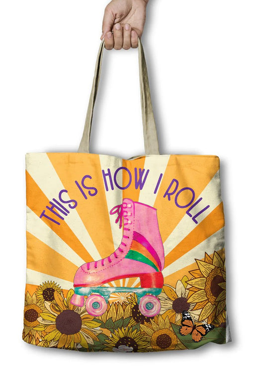 REUSABLE SHOPPING BAG - THIS IS HOW I ROLL