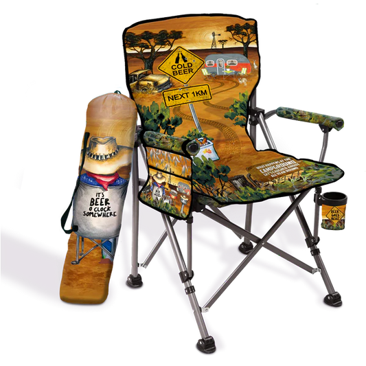 ANYWHERE CHAIR CAMP CHAIR CAMPFIRE BEERS