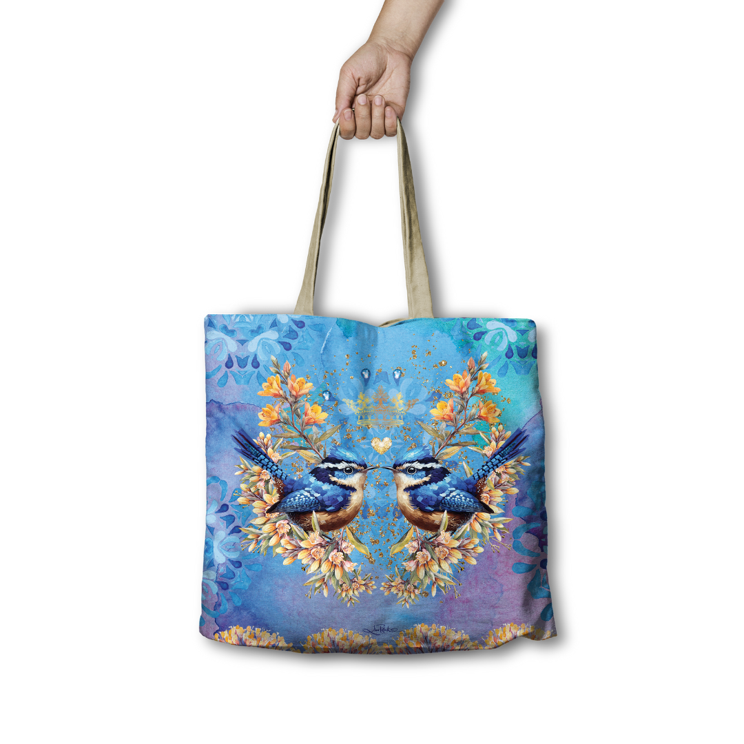 REUSABLE SHOPPING BAG ROYAL WRENS