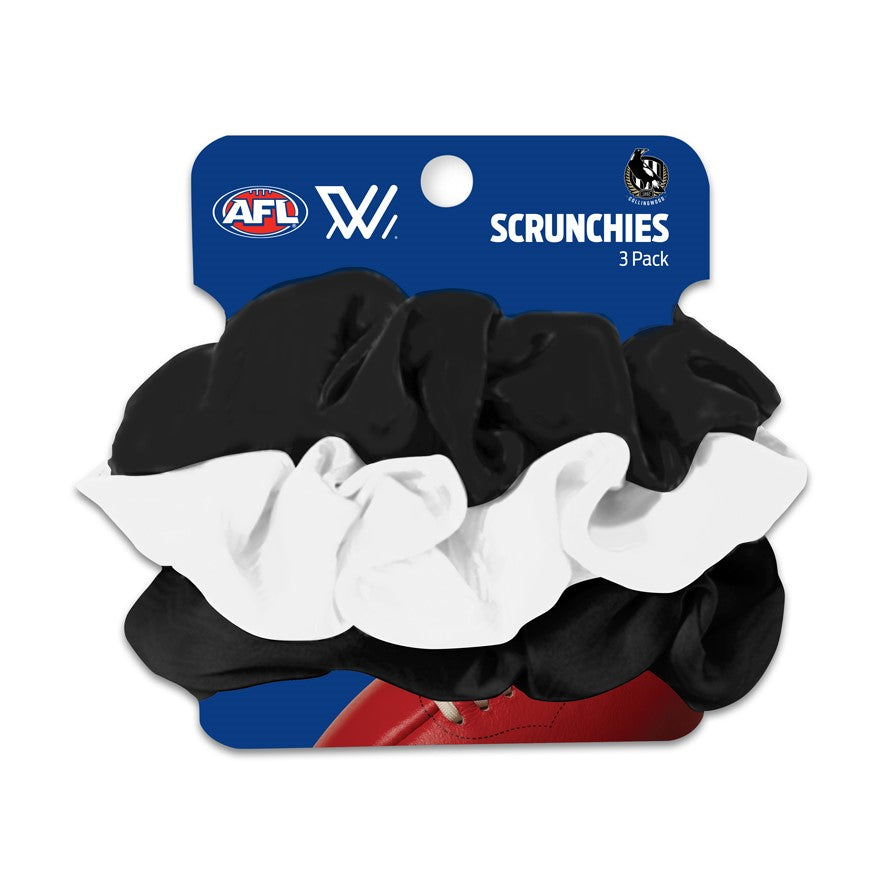 COLLINGWOOD SCRUNCHIES 3PK