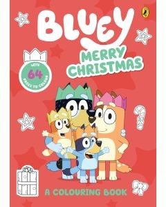 COLOURING BOOK BLUEY MERRY CHRISTMAS